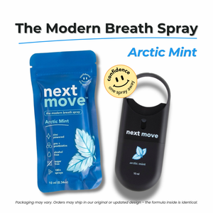 Arctic Mint 3-Pack showing three 10ml bottles and carrying case