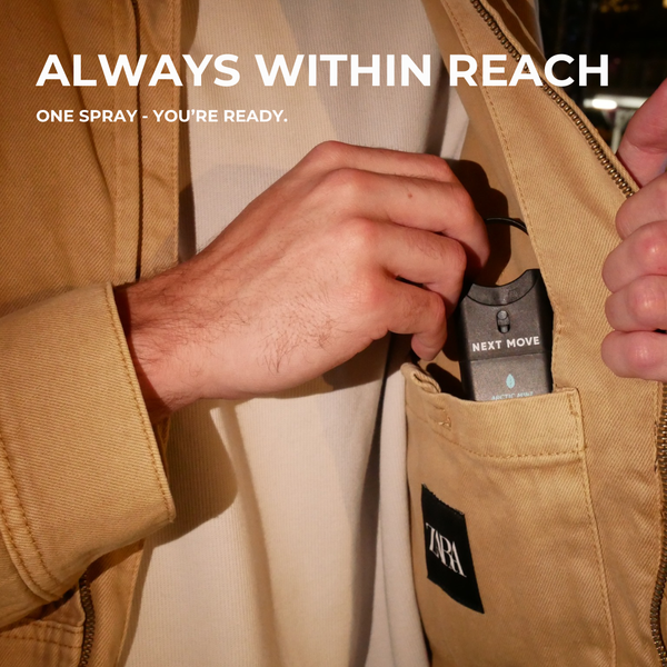 Next Move breath spray is always within reach